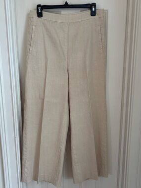 Ann Mashburn Hutton Pant in Khaki Cotton/Elastane